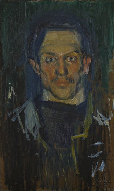 Painting, Pablo Picasso, Self Portrait, 1901, 23955
