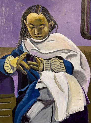 Painting, Morteza Khakshoor, Tube Rider No.3, 2023, 79684