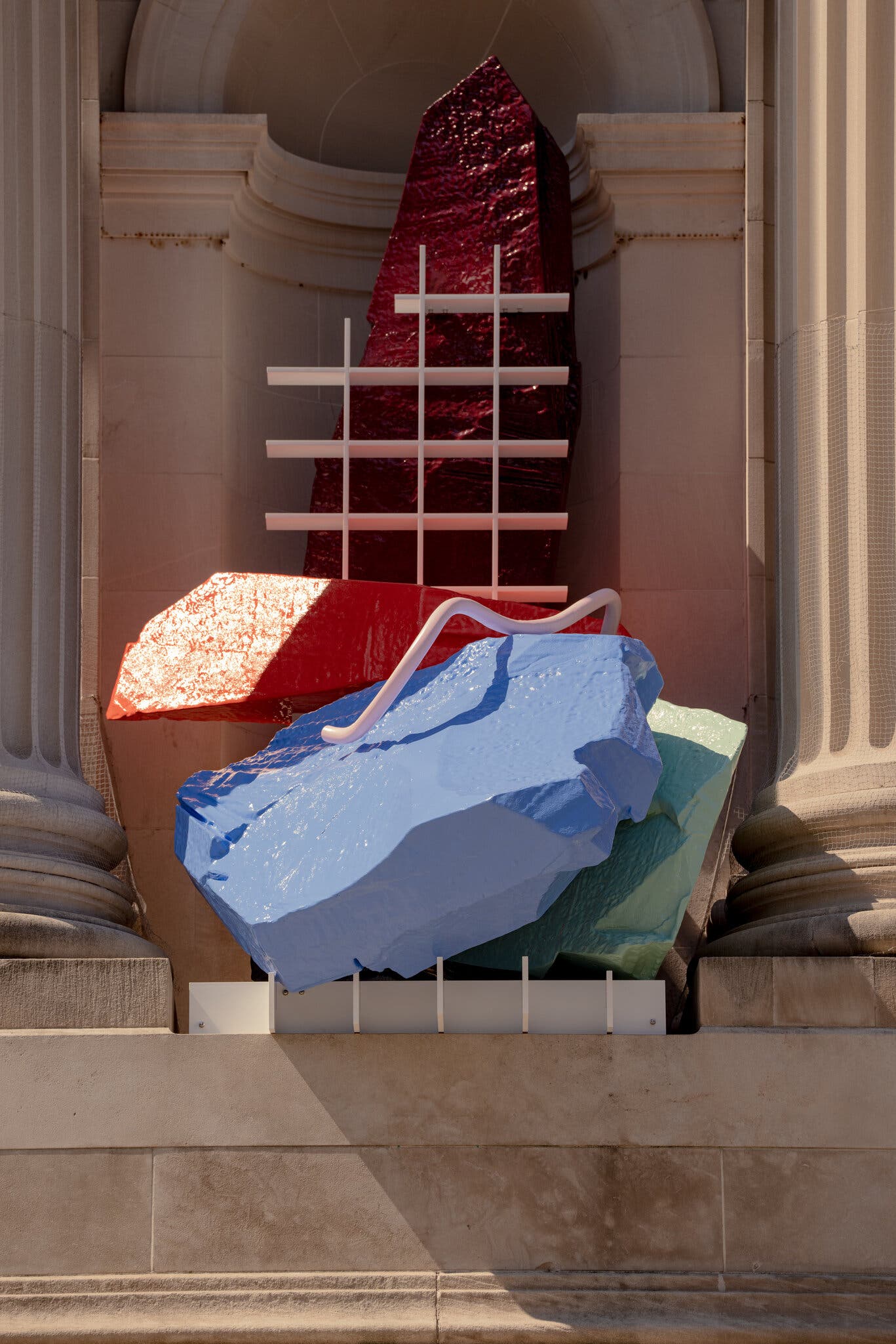 Nairy Baghramian, Scratching the Back: Drift (Pink Ribbon), 0