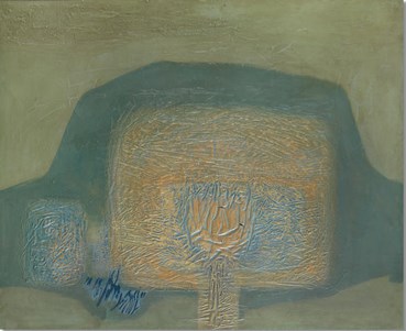 Painting, Hossein Kazemi, Flower, 1970, 44610