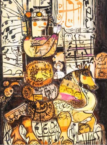 Painting, Nasser Ovissi, Nowruz, , 72355