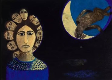 Painting, Samira Abbassy, Harbinger, 2023, 76825