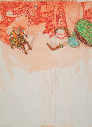 Painting, Sourena Zamani, Study Modern Myth No.3, 2020, 37664