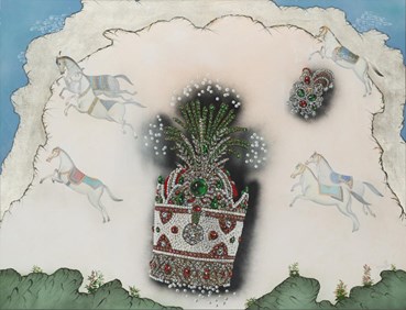 Painting, Iraj Shafei, Zest for Life, 2024, 77416