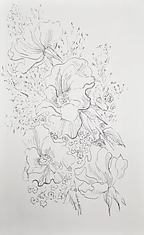 Monir Shahroudy Farmanfarmaian, Hibiscus, 1986