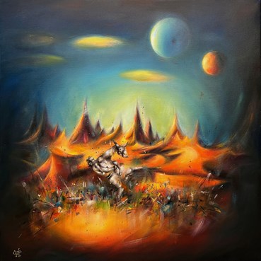 Painting, Nafiseh Emran, Untitled, 2024, 76022