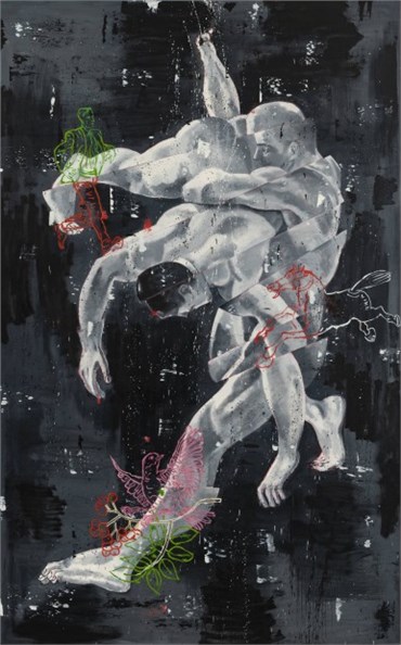 Painting, Nikzad Nodjoumi (Nicky), Catching Your Feeling, 2016, 29028