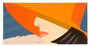 , Alex Katz, Orange Hat, 1990, 81610