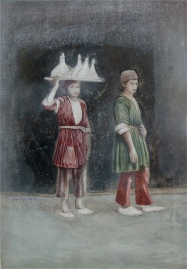 Painting, Ghasem Hajizadeh, Untitled, 1990, 6123