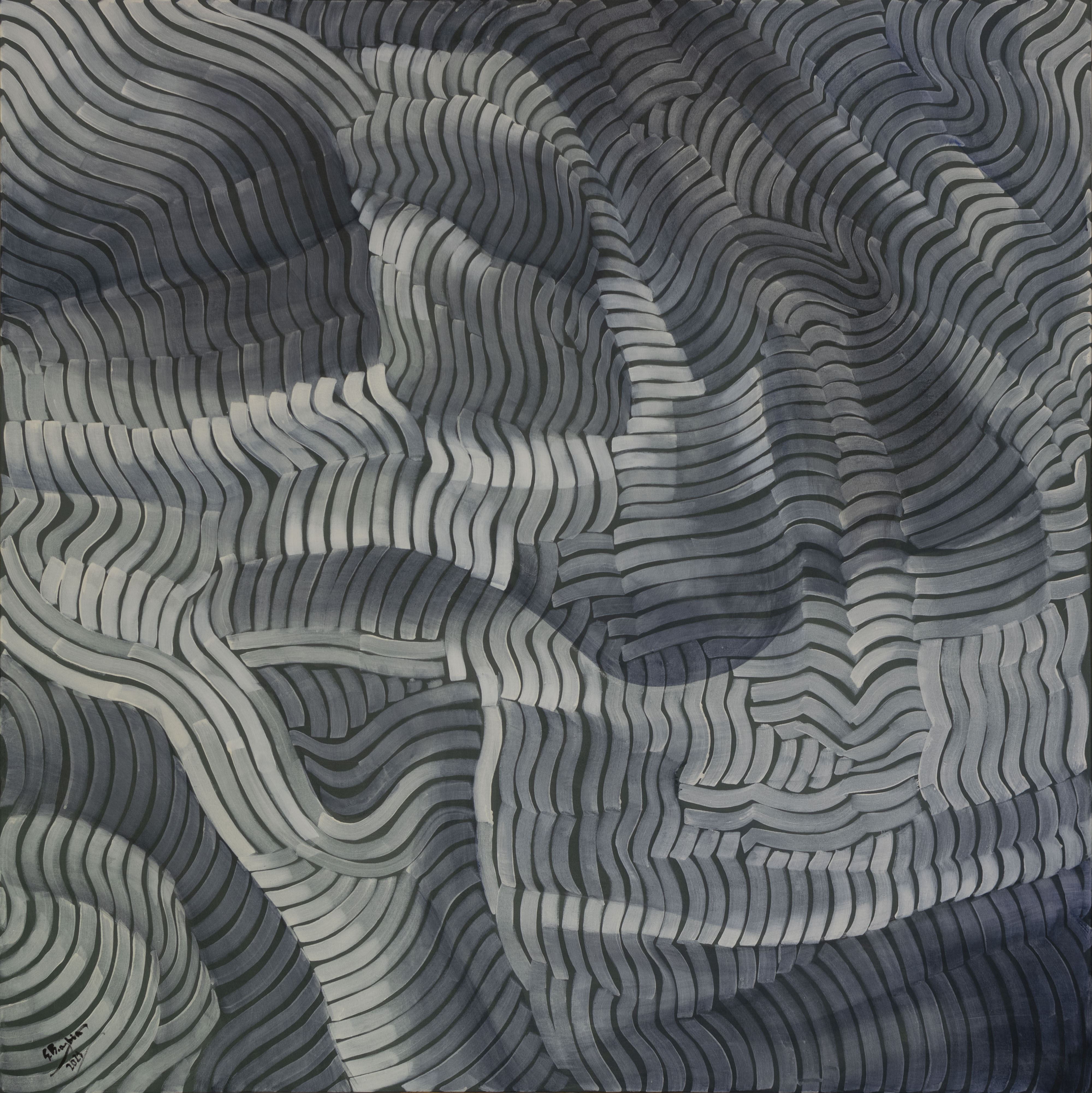 Seroj Barseghian, Monotone Abstract, Composition no.1, 2021