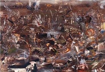 Painting, Ali Banisadr, Black2, 2007, 17654