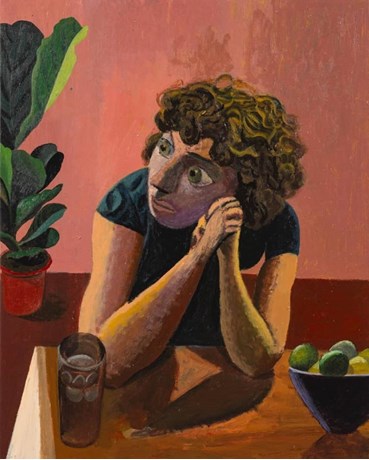 Painting, Morteza Khakshoor, Waiting, 2023, 79707