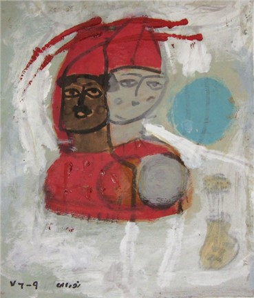 Painting, Ahmad Nasrollahi, Untitled, 1996, 880