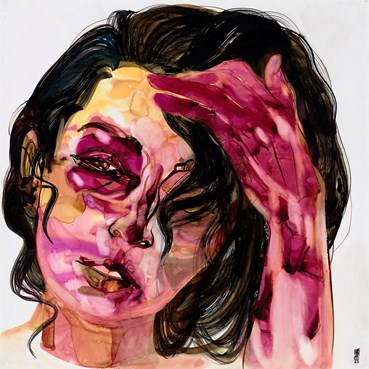 Painting, Golnar Tabibzadeh, Oath, 2024, 73430