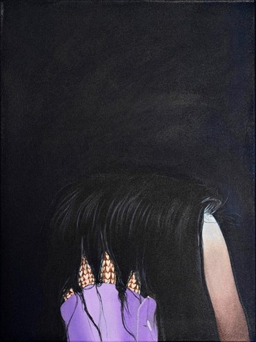 Painting, Sara Rahmanian, Crocodile, 2020, 72180