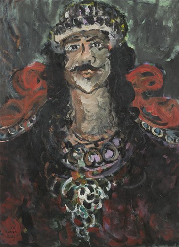 Painting, Hoseinali Zabehi, The Young King, 2001, 8025