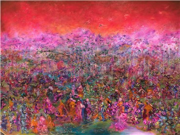 Painting, Ali Banisadr, The Merchants, 2009, 17658