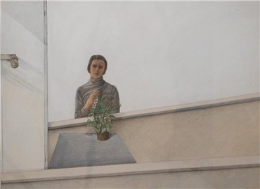 Painting, Alireza Espahbod, Untitled, 1976, 21168