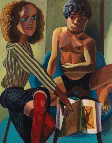 Painting, Morteza Khakshoor, History Lesson, 2024, 79668