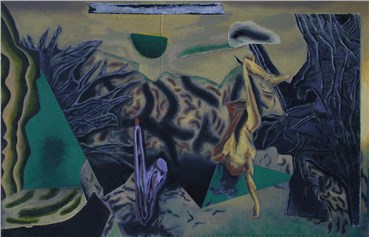 Painting, Ghazal Khatibi, The Paradise of Ever Flowing Waters, 2020, 37367