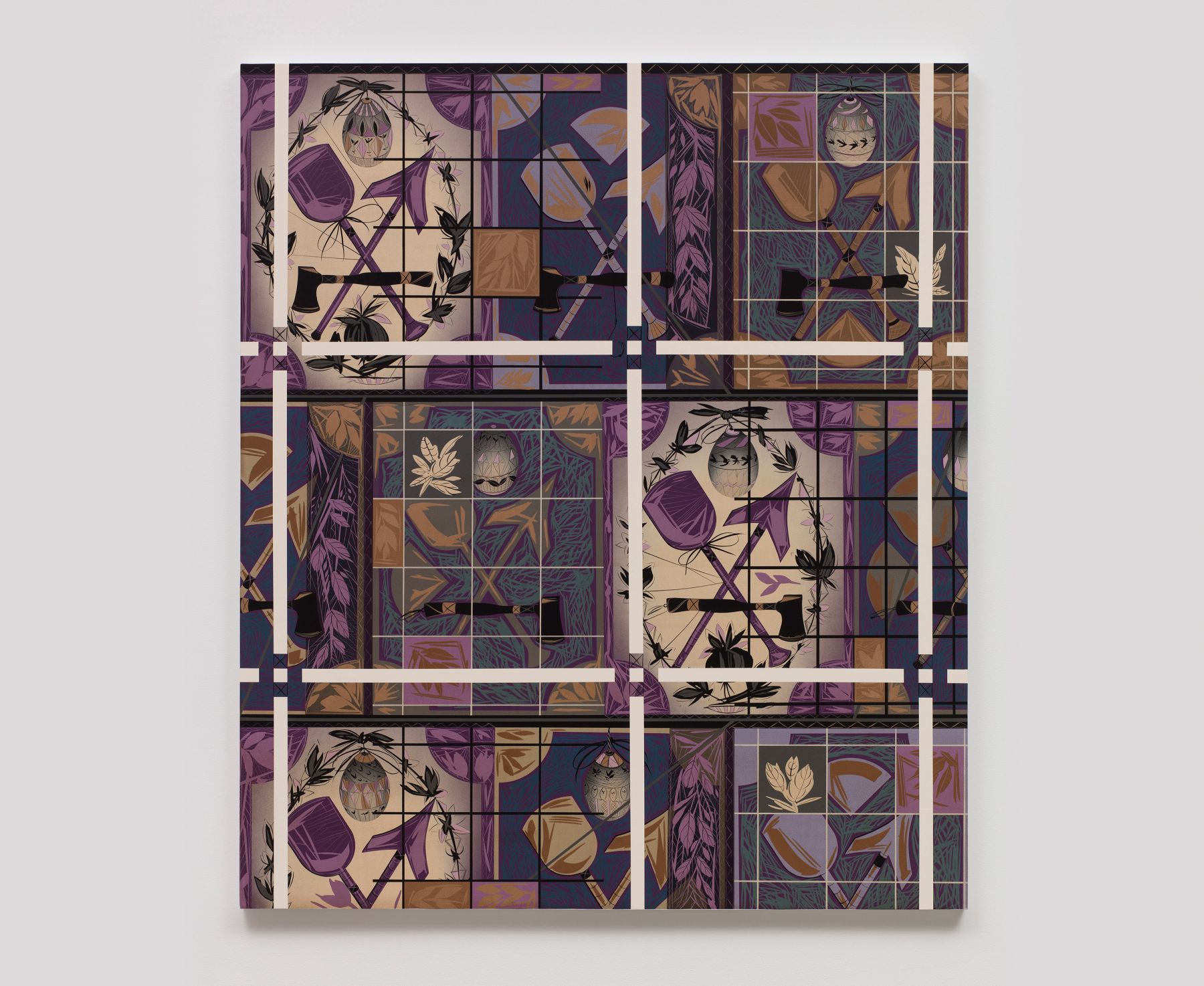 Lari Pittman, Portrait of a Textile, 2018