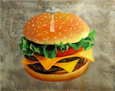 Painting, Hamed Sahihi,  Hamburger, 2013, 20801