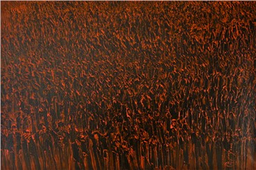 Painting, Manouchehr Niazi, Crowd of People, 2009, 8772