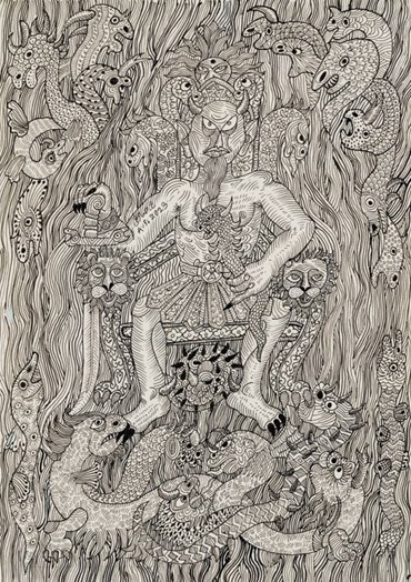 Painting, Ali Akbar Sadeghi, Untitled, 2023, 78073