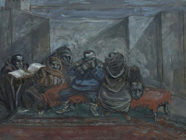 Painting, Majid Fathizadeh, Bench, , 77594