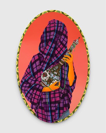 Painting, Amir H Fallah, Gilded Vase, 2024, 78366