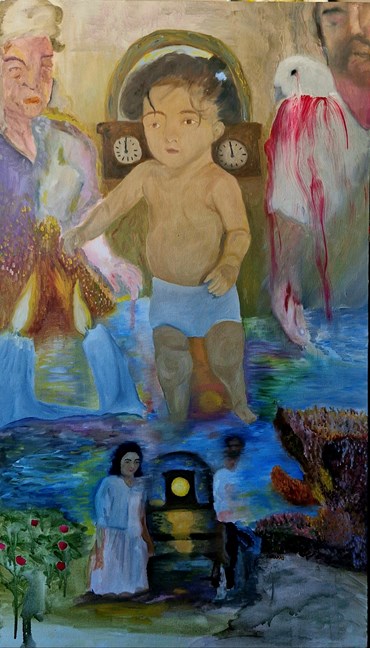 Painting, Saraanj, Honeymoon, 2024, 81304