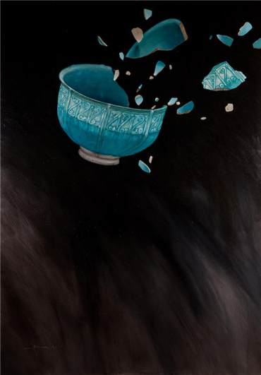 Painting, Aydin Aghdashloo, Memories of Destruction, 2010, 5518
