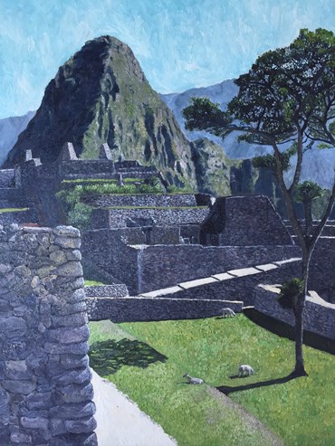 Painting, Makan Negahban, Macchu Picchu, 2016, 77101