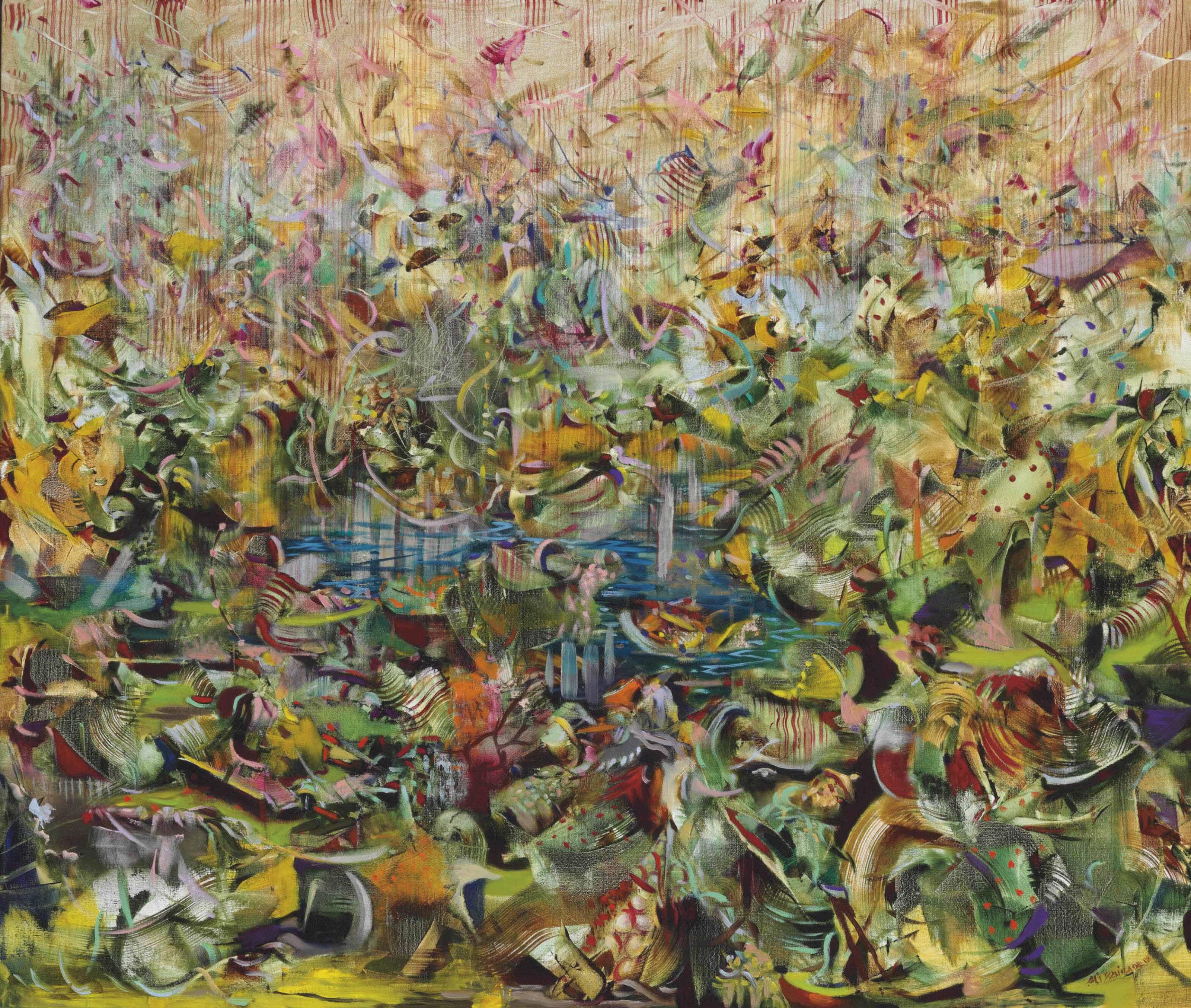 Ali Banisadr, Divine Wind, 2012