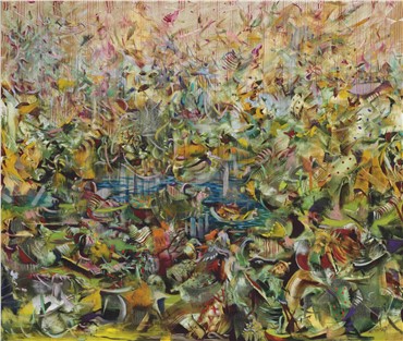 Painting, Ali Banisadr, Divine Wind, 2012, 14837