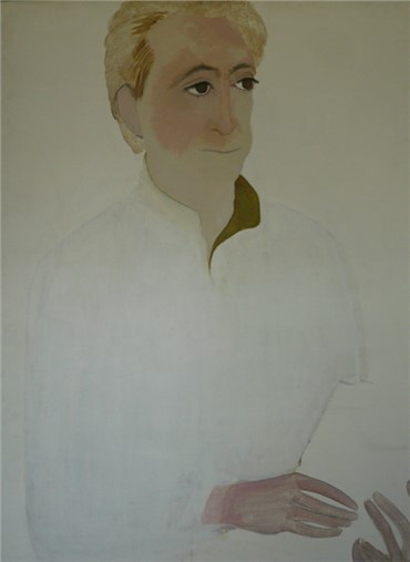 Painting, Leyly Matine Daftary, Portrait Farrokh Ghafari, , 8198