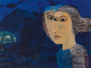 Painting, Samira Abbassy, Tide Pool, , 79816