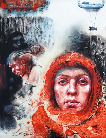 Painting, Mehrdad Khataei, Untitled, 2016, 73257