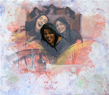 Painting, Soudeh Davoud, Last Shot, 2016, 3795