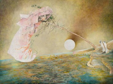 Painting, Omid Hallaj, Broken Peace, 2022, 76509