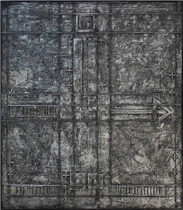 Painting, Massoud Arabshahi, Beyond the Lines, 1978, 4499