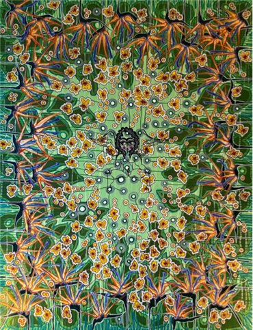 Painting, Hossein Edalatkhah, Pandora’s Garden, 2019, 25282