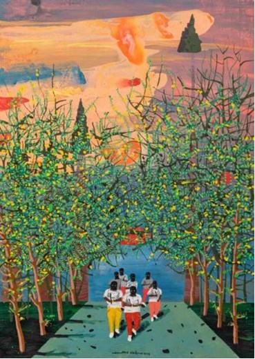 Painting, Mahmoudreza Zandpoor, Untitled, 2025, 83180