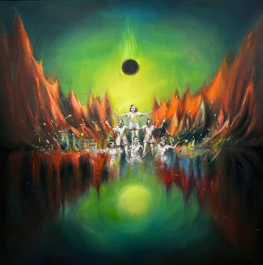 Painting, Nafiseh Emran, Untitled, 2024, 76025