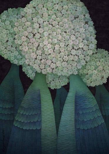 Painting, Maryam Lamei, Let's Spring Together, 2021, 78065