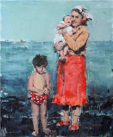 Painting, Leila Vismeh, Please Smile, 2014, 11016