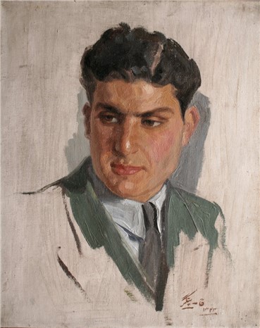 Painting, Jafar Petgar, Portrait of Vargha, 1944, 6919