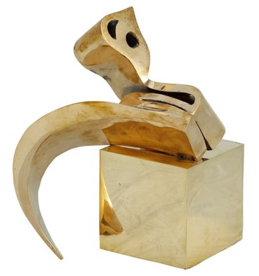 Sculpture, Parviz Tanavoli, Heech and Cubes, 2007, 69