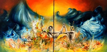 Painting, Nafiseh Emran, Untitled, 2024, 76021