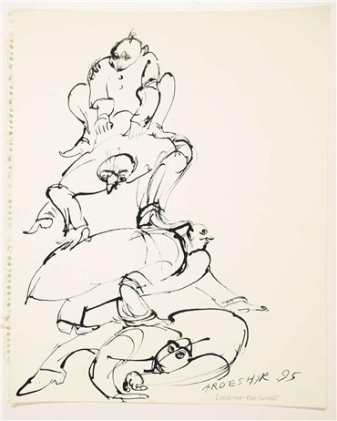 Drawing, Ardeshir Mohassess, Untitled, , 21947